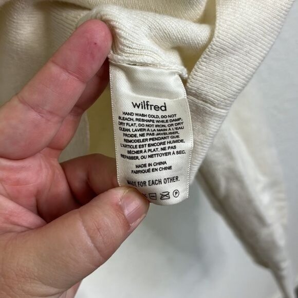 Wilfred Rebecca Cropped Turtleneck Sweater Pouf Sleeve Cropped - Picture 6 of 10